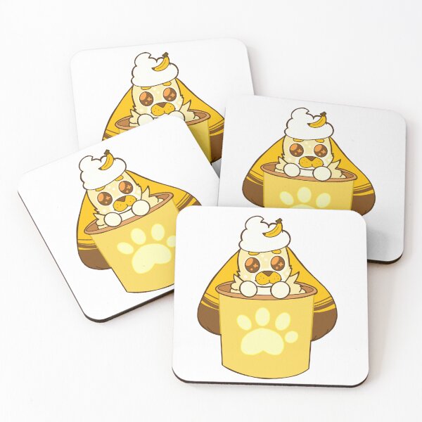 Item preview, Banana Fro-yo Pup Cup designed and sold by GrimblerTheOoze.