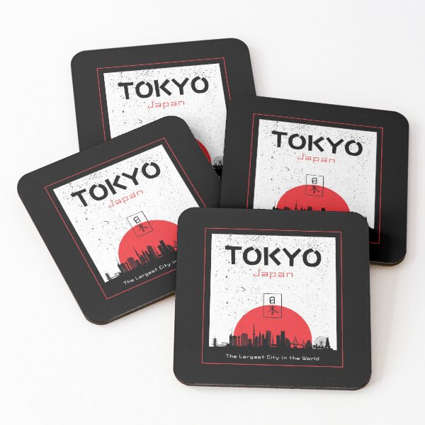Item preview, "Tokyo Noir: Black White Red Modern Japan Style" designed and sold by PRINT SCAPE.