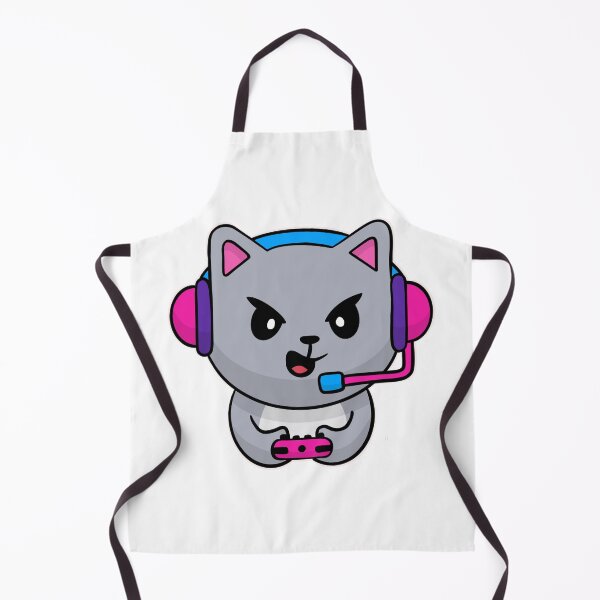 Item preview, gamer cat designed and sold by FloooKii.