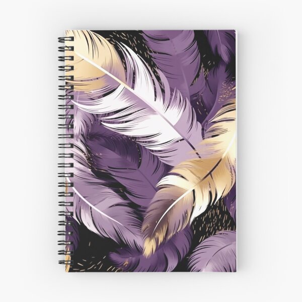 Item preview, Feathers - Lavender, eggplant, ivory, gold, silver designed and sold by Highlandkings.