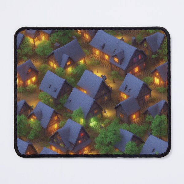 Item preview, Tranquil village pattern designed and sold by Rothnaric.