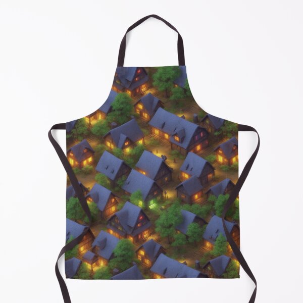 Item preview, Tranquil village pattern designed and sold by Rothnaric.
