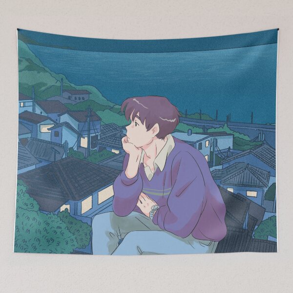 Item preview, anime rainy day designed and sold by vargass street.