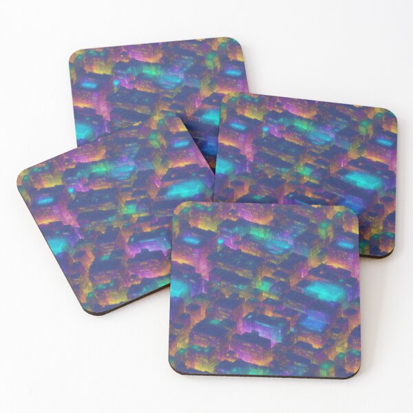 Item preview, Retro city pattern designed and sold by Rothnaric.