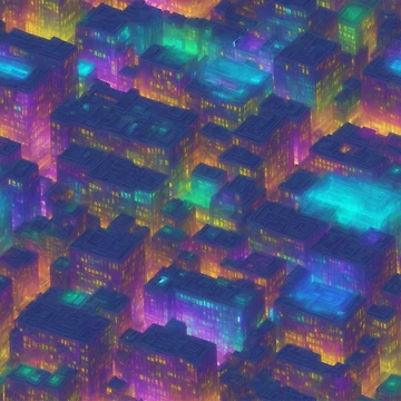 Artwork thumbnail, Retro city pattern by Rothnaric
