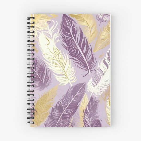 Item preview, Feathers - Lavender, eggplant, ivory, gold, silver 2 designed and sold by Highlandkings.