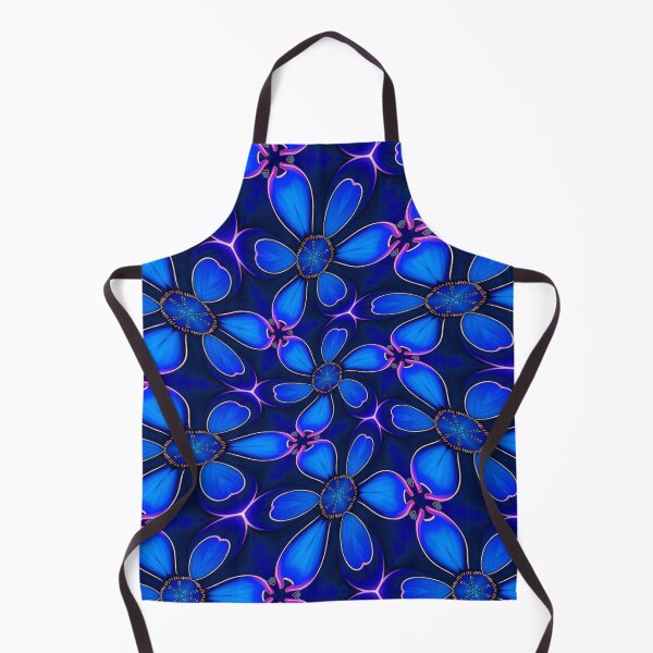 Item preview, Deep Blue Flower Pattern designed and sold by Patternflower.