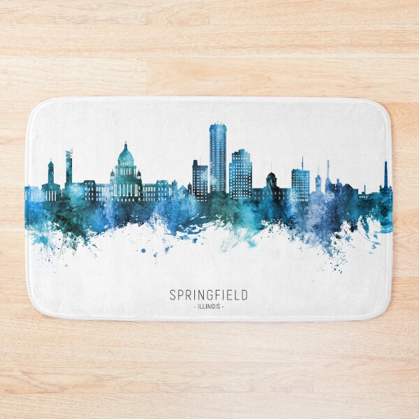 Item preview, Springfield Illinois Skyline designed and sold by ArtPrints.