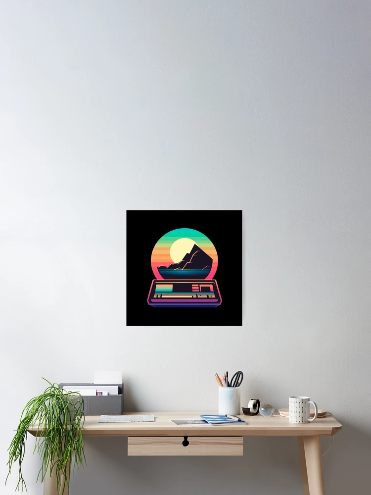 Thumbnail 2 of 3, Poster, Retro Computer designed and sold by devath.