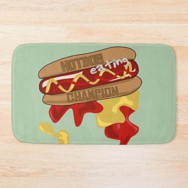 Item preview, The Ultimate Hotdog Eating Champion - Deliciously Messy Design designed and sold by Fun Funky Designs.