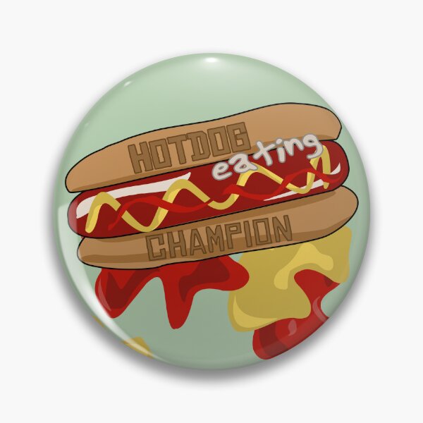 Item preview, The Ultimate Hotdog Eating Champion - Deliciously Messy Design designed and sold by Fun Funky Designs.