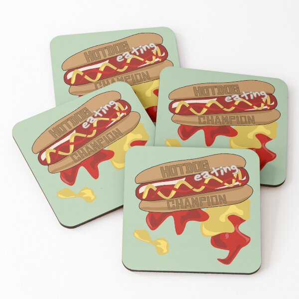 Item preview, The Ultimate Hotdog Eating Champion - Deliciously Messy Design designed and sold by Fun Funky Designs.