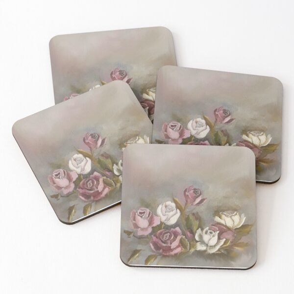 Item preview, Flower acrylic painting design designed and sold by Hannonaa.