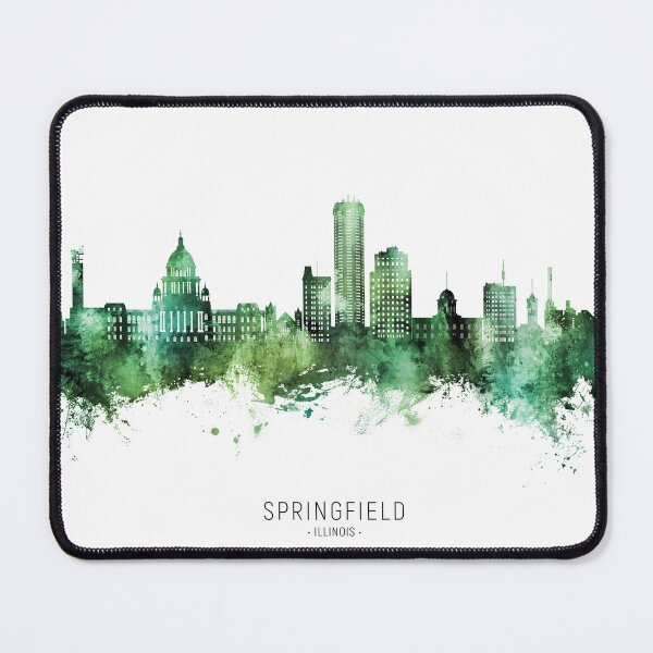Item preview, Springfield Illinois Skyline designed and sold by ArtPrints.