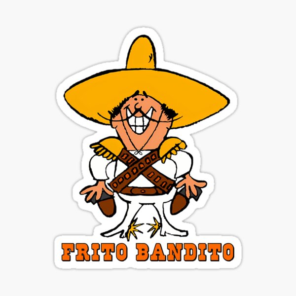 Frito Bandito Sticker for Sale by BitterStyle