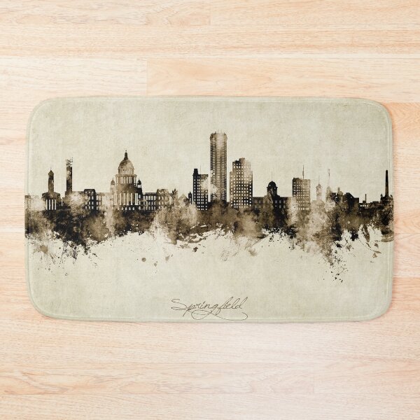 Item preview, Springfield Illinois Skyline designed and sold by ArtPrints.