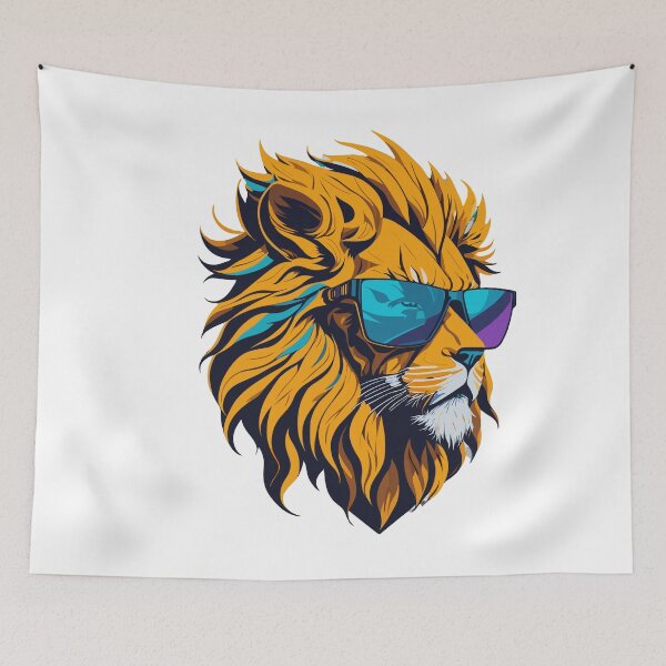 Item preview, Cool Lion with Sunglasses designed and sold by ancient-times.
