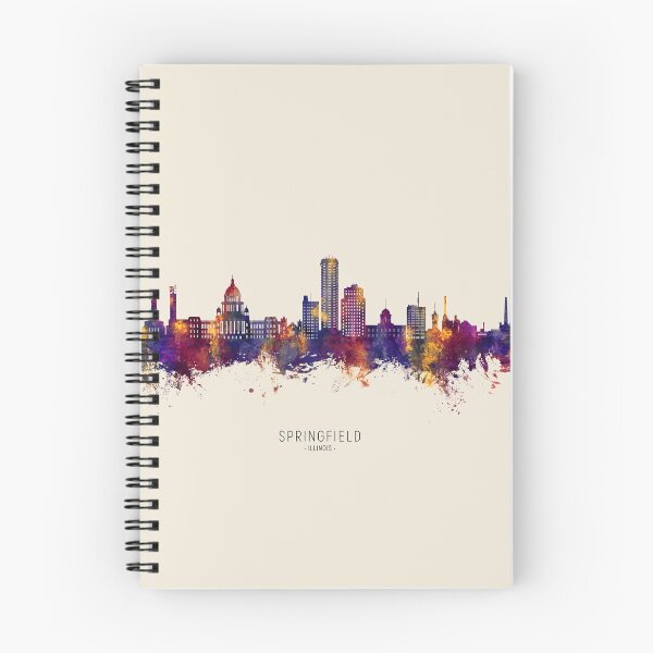 Item preview, Springfield Illinois Skyline designed and sold by ArtPrints.