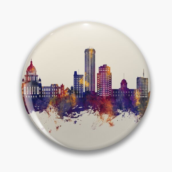 Item preview, Springfield Illinois Skyline designed and sold by ArtPrints.