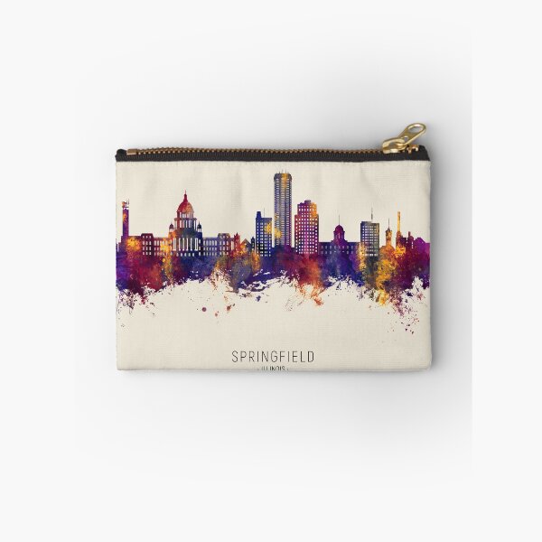 Artikelvorschau, Springfield Illinois Skyline entworfen und verkauft von ArtPrints.