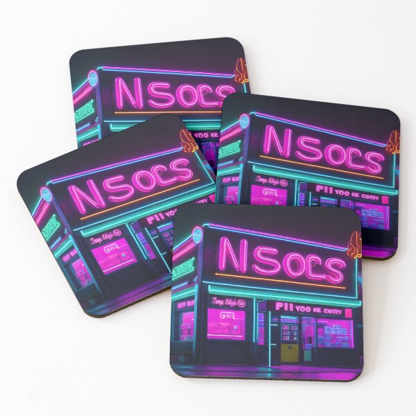 Item preview, Neon Light Modern City! designed and sold by seunghus.