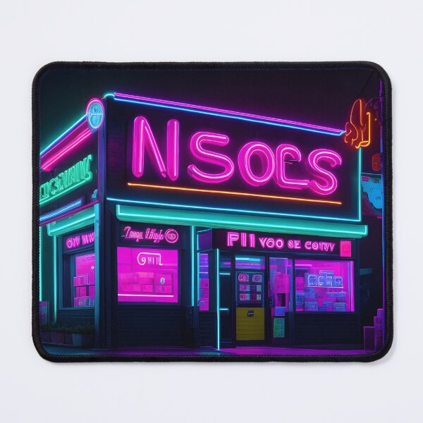 Item preview, Neon Light Modern City! designed and sold by seunghus.