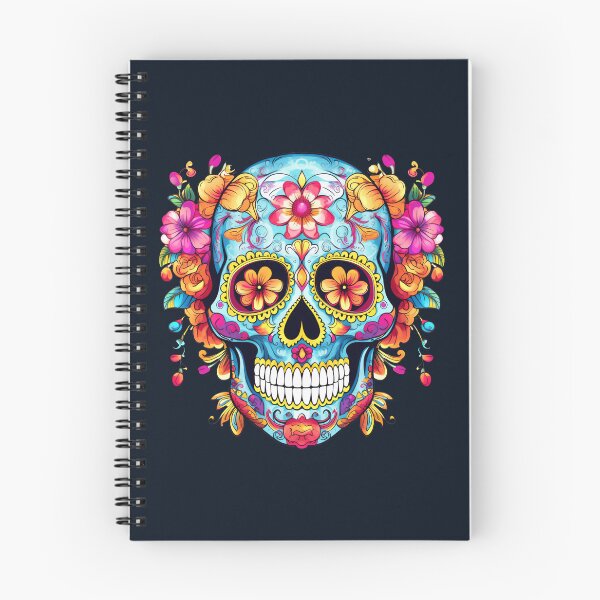Item preview, Beautiful sugar skull, Mexican skull, flowers, Dia de los muertos designed and sold by nitty-gritty.