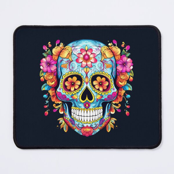 Item preview, Beautiful sugar skull, Mexican skull, flowers, Dia de los muertos designed and sold by nitty-gritty.