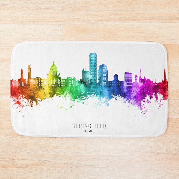 Item preview, Springfield Illinois Skyline designed and sold by ArtPrints.