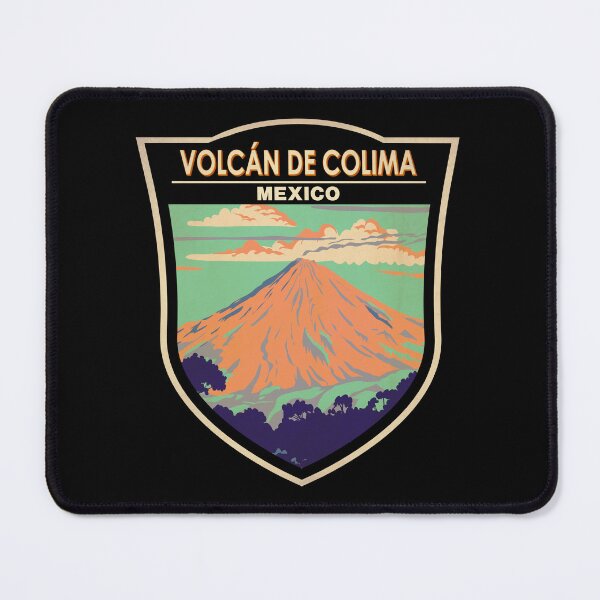 Item preview, Volcan De Colima Mexico Badge designed and sold by KrisSidDesigns.