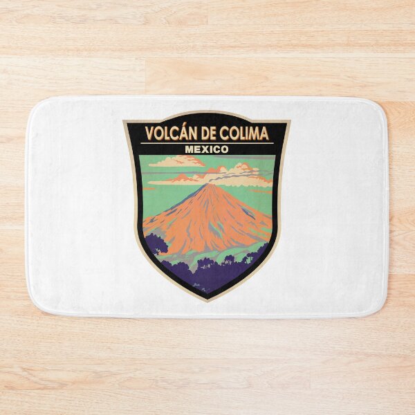 Aperçu de l'œuvre Insigne Volcan De Colima Mexique créée et vendue par KrisSidDesigns.