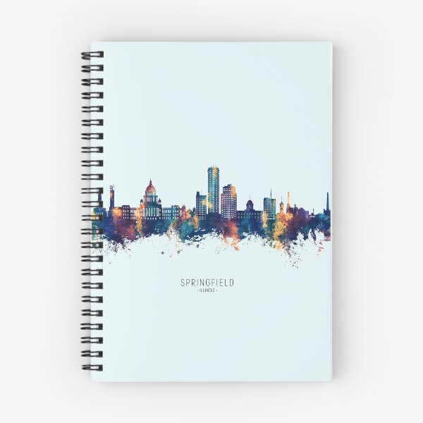 Item preview, Springfield Illinois Skyline designed and sold by ArtPrints.