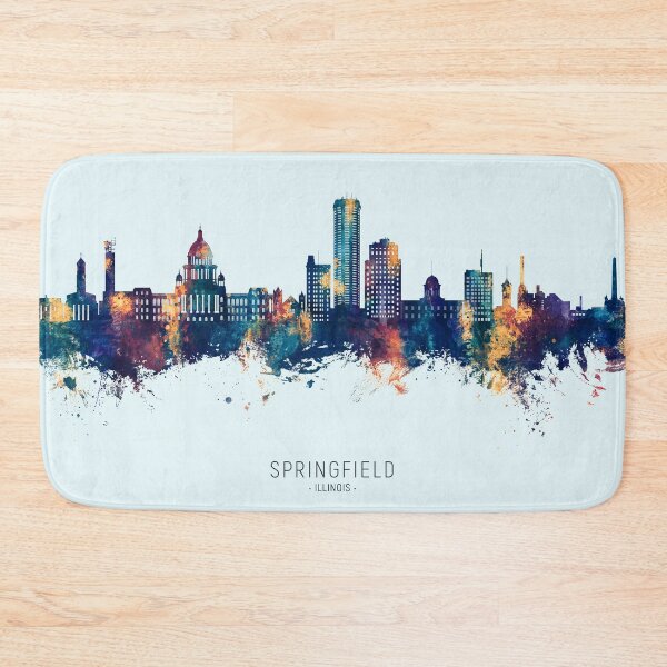 Item preview, Springfield Illinois Skyline designed and sold by ArtPrints.