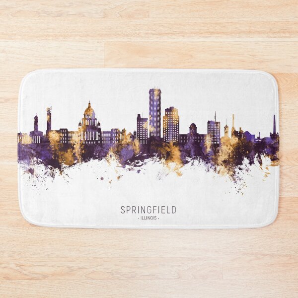 Item preview, Springfield Illinois Skyline designed and sold by ArtPrints.
