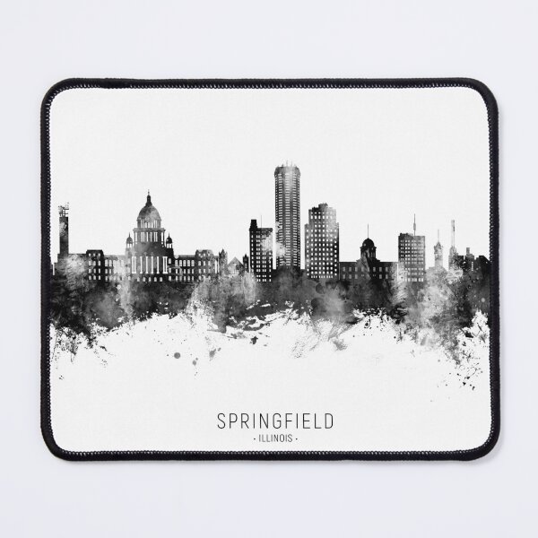 Item preview, Springfield Illinois Skyline designed and sold by ArtPrints.