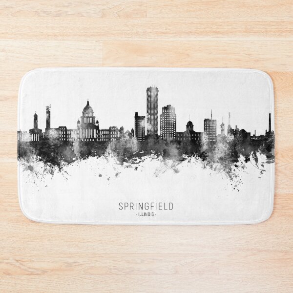 Item preview, Springfield Illinois Skyline designed and sold by ArtPrints.