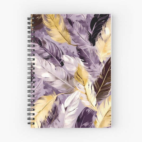 Item preview, Feathers - Lavender, eggplant, ivory, gold, silver 3 designed and sold by Highlandkings.