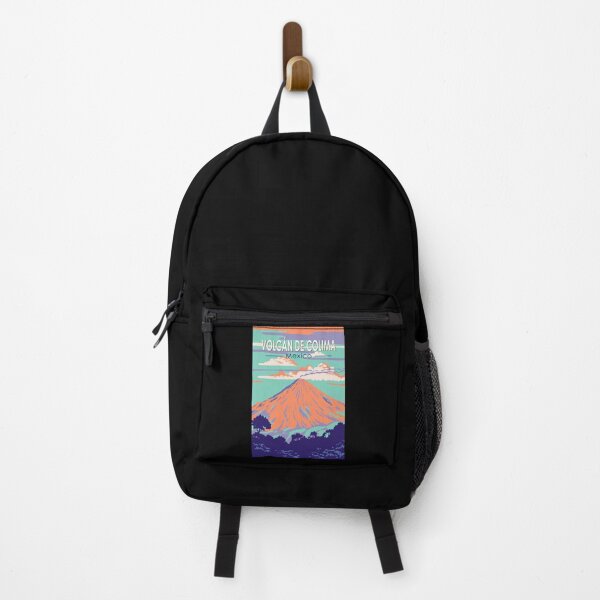Item preview, Volcan De Colima Mexico Travel Art Vintage designed and sold by KrisSidDesigns.