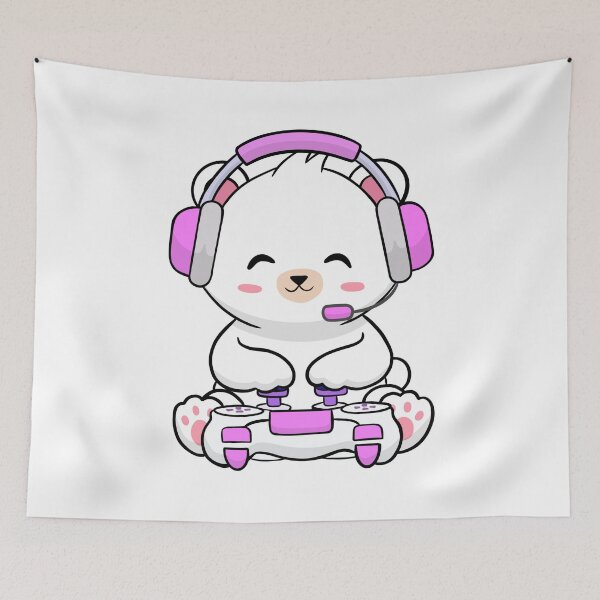 Item preview, gamer bear designed and sold by FloooKii.