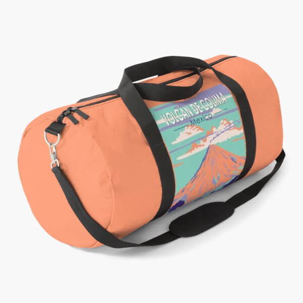 Artikelvorschau, Volcan De Colima Mexiko Reisekunst Vintage entworfen und verkauft von KrisSidDesigns.