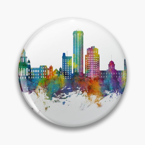 Item preview, Springfield Illinois Skyline designed and sold by ArtPrints.