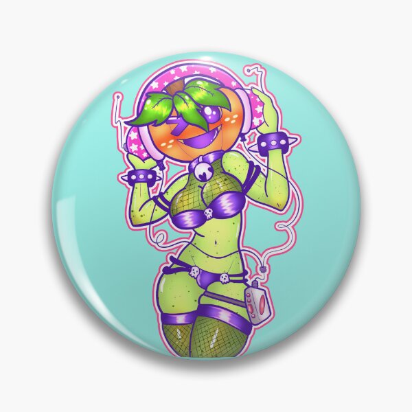 Aperçu de l'œuvre Citrouille Rave Girl créée et vendue par MrDiddles.