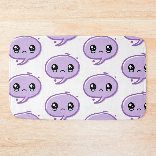 Item preview, Cute Purple Sad Face designed and sold by MooZell.