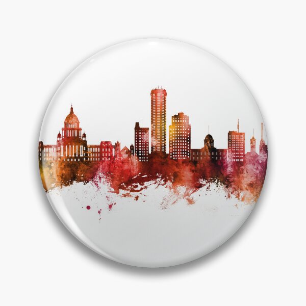 Item preview, Springfield Illinois Skyline designed and sold by ArtPrints.
