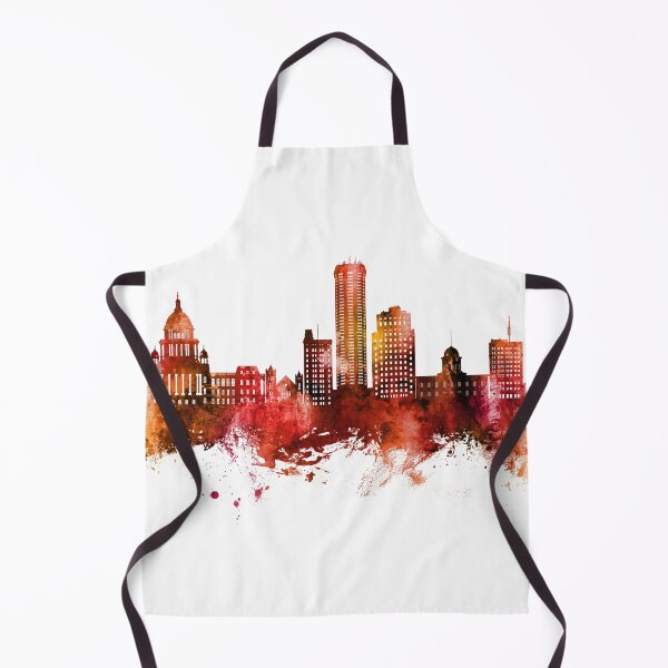 Aperçu de l'œuvre Springfield Illinois Skyline créée et vendue par ArtPrints.