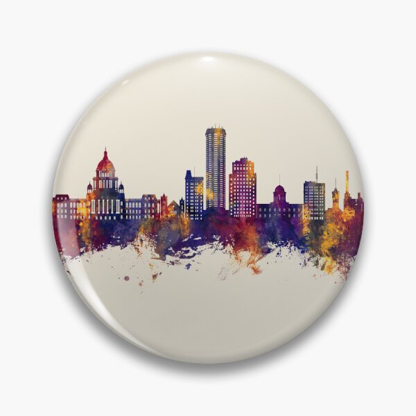 Item preview, Springfield Illinois Skyline designed and sold by ArtPrints.