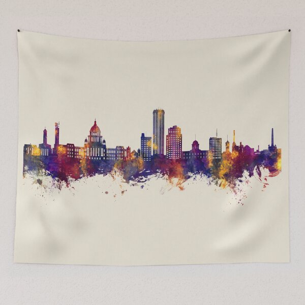 Artikelvorschau, Springfield Illinois Skyline entworfen und verkauft von ArtPrints.