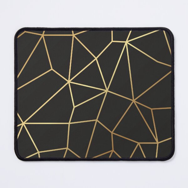 Item preview, Black And Gold Geometrical designed and sold by RUMI-ART-PLANET.