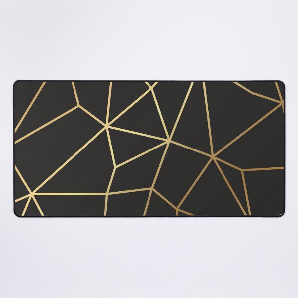 Item preview, Black And Gold Geometrical designed and sold by RUMI-ART-PLANET.