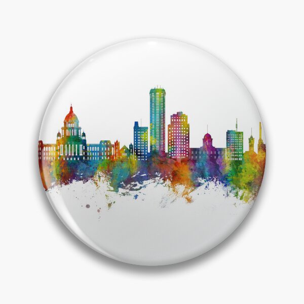 Item preview, Springfield Illinois Skyline designed and sold by ArtPrints.